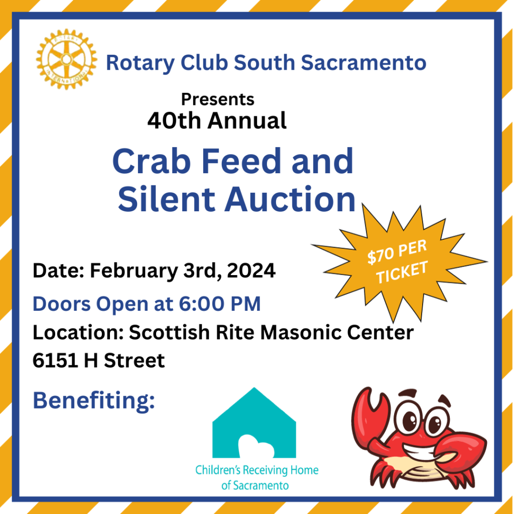 Crab feed hold the date card 2/4/23
