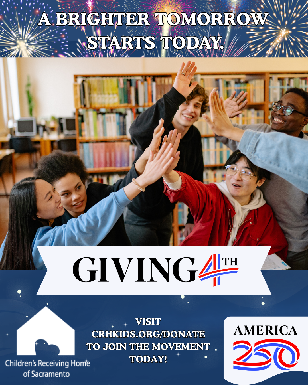 Giving 4th - A new day of giving on 4th of July for CRH.
