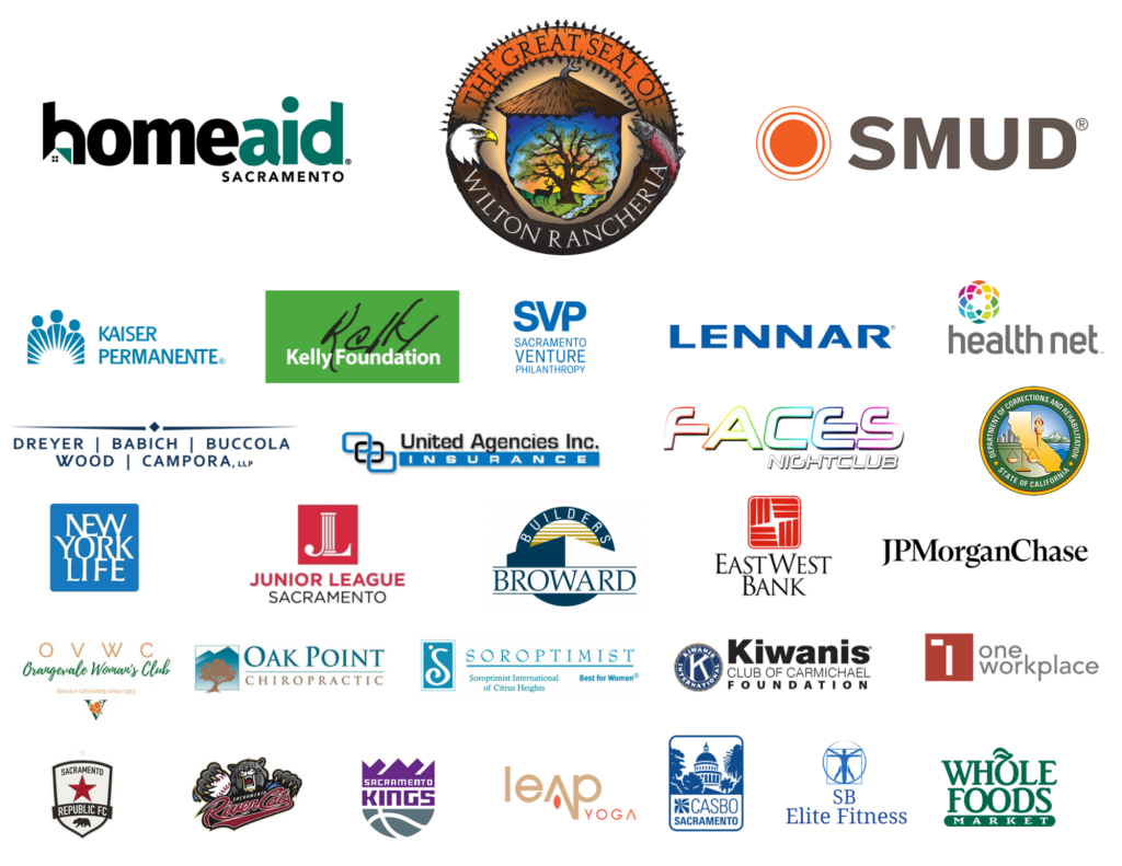 Logos of businesses and community organizations